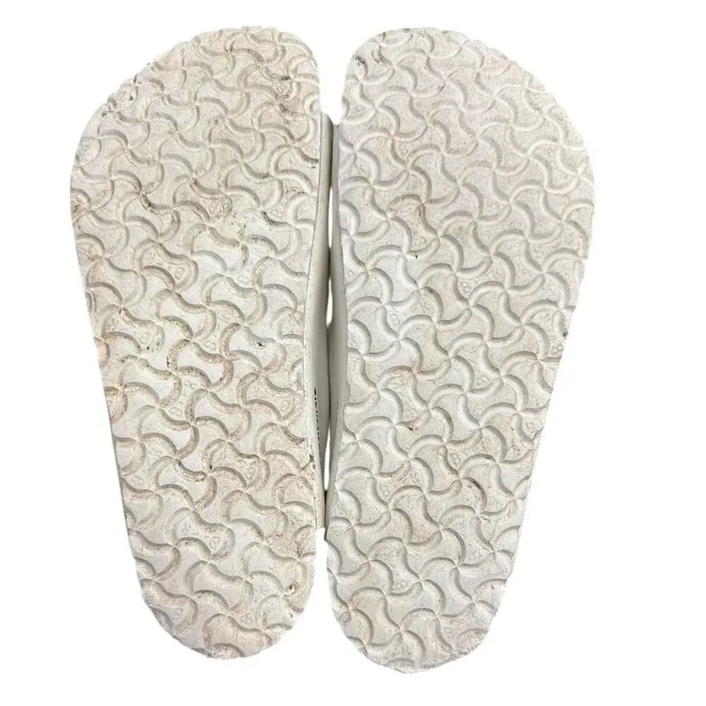 Birkenstock Arizona Kids Sandals Birko-Flor White Size 32 US 1-1.5